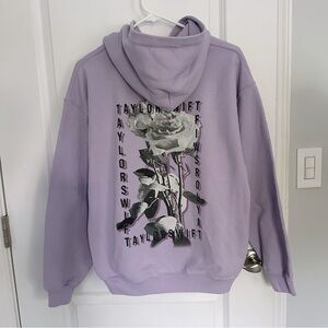 Taylor Swift Lavender Floral Hoodie M